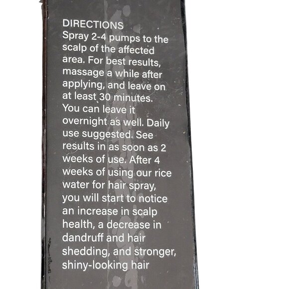 Venanoci Organic Fermented Black Rice Water Spray Hair Growth 100ML NIB - Picture 5 of 10